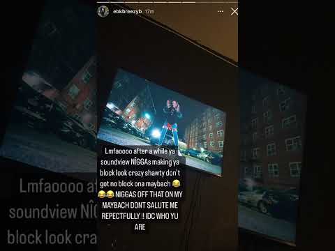 EBK Breezy says he’s Soundviewk after opp thot rapper records on they block