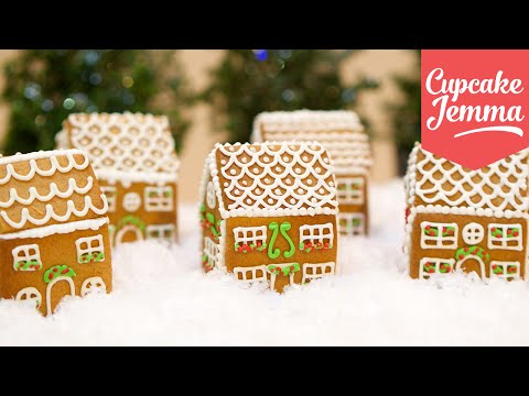 How to Make Mini Edible Gingerbread Houses! | Cupcake...