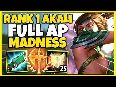 WHEN AKALI GETS A FULL AP BUILD AND ONE-SHOTS EVERYTHING (CRAZY BURST) - League of Legends