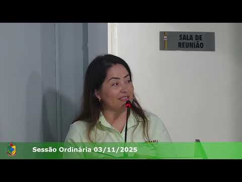 40ª Sessão Ordinária 03/11/2025 da Câmara Municipal de Ipiranga/PR
