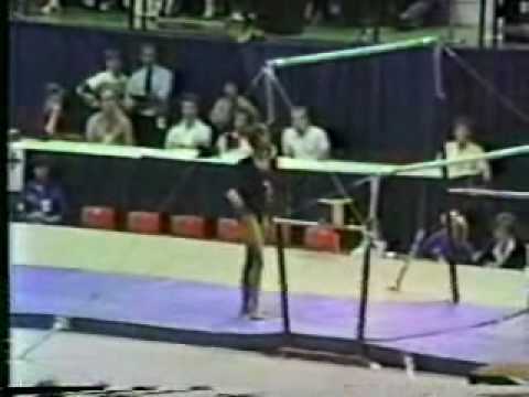 Andrea Owoc - 1985 Worlds AA - Uneven Bars