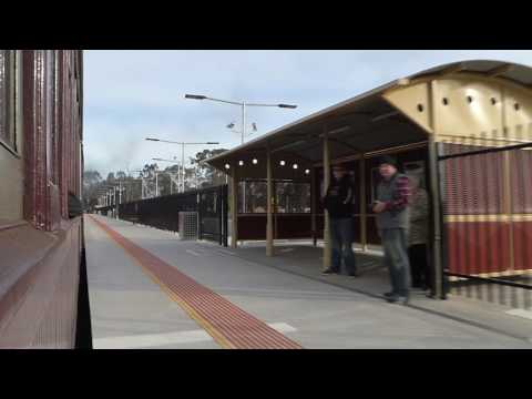On board the train hauled by K 153 as it passed through Epsom Station.
