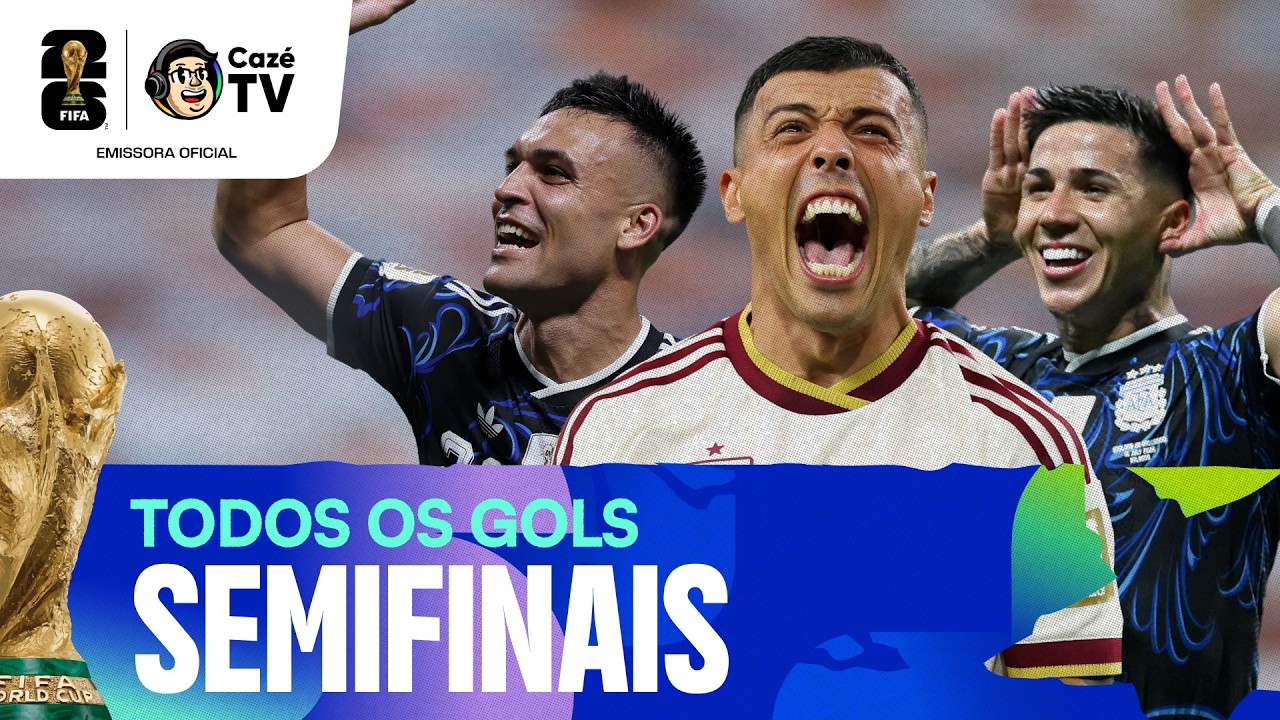 ESPANHA X ARGENTINA FINALISTAS! VEJA TODOS OS GOLS DAS SEMIFINAIS DA COPA DO MUNDO FIFA™ 2026
