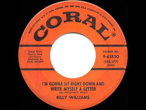 1957 HITS ARCHIVE: I’m Gonna Sit Right Down And Write Myself A Letter - Billy Williams (a #2 record)