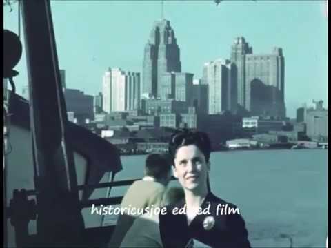 Detroit 1946 ca- Public Domain film