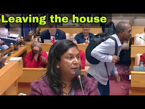 Fadiel Adams leaves the house as he gets mentioned at Ad Hoc Committee.