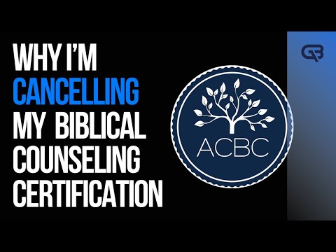 Why I'm Canceling My Counseling Certification with @acbc4524