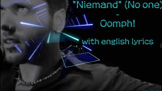 ⚔️ "Niemand" - Oomph! (with english lyrics)