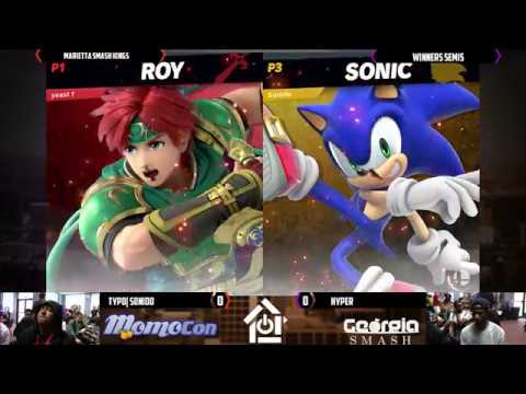Marietta Smash Kings 4/13/19 - Hyper(Roy) VS Typo| Sonido(Sonic)- Winners Semis