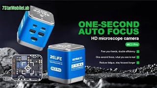 RELIFE MC3 Pro Autofocus Microscope Camera One-Second Auto Focus Ultra HD Microscope Camera