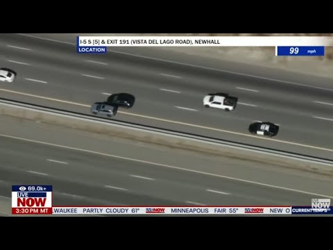 Video | WATCH: Police chase of suspects in Compton, Los Angeles ends in neighborhood homes