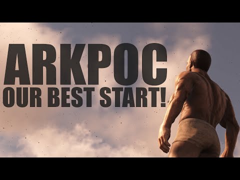 WE STOLE PEARL CAVE DAY 1! ARK OFFICIAL PVP ARKPOCALYPSE [Arkpoc S1-E1]