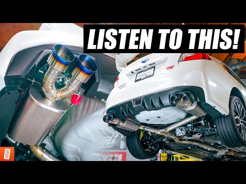Building the ULTIMATE 2021 Subaru WRX STI - Part 2 - Cobb Titanium Catback Exhaust System : 515140