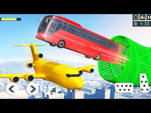 Impossible Bus Stunt Driving: Modern bus Stunt Tracks | Ramp Bus Stunts - Android GamePlay 3D