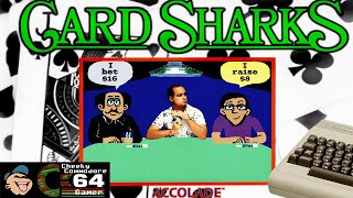 CARD SHARKS – Commodore 64 (1988) | Accolade’s Poker, Hearts & Blackjack Collection