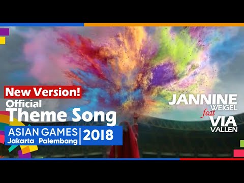 MIX Meraih Bintang - Jannine Weigel x Via Vallen  Official Theme Song Asian Games 2018 (3 Languages)