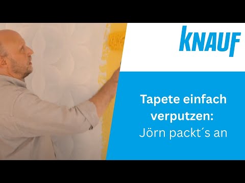 Tapeten einfach verputzen // Jörn packt's an