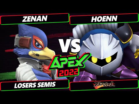 Apex 2022 Losers Semis - Zenan (Falco) Vs. Hoenn (Meta Knight) - Smash Brawl Tournament