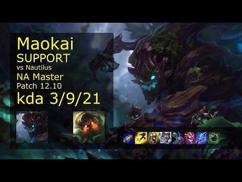 Rank 3 NA Maokai Support: Maokai vs Nautilus