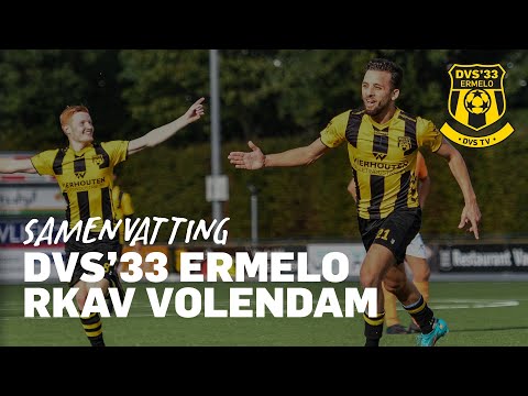 DVS WINT IN DE SLOTFASE |  DVS'33 Ermelo -  RKAV Volendam | Samenvatting - Derde Divisie