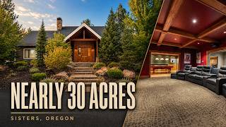 Sisters, Oregon Real Estate | Nearly 30-Acre Luxury Estate with Theater + Shop