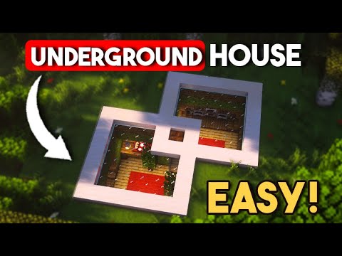Insane Underground House Build in Minecraft!!