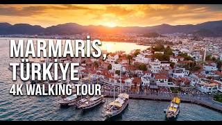 Marmaris, Türkiye 🇹🇷 | Beautiful Coastal Town 4K Walking Tour