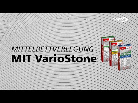 Mittelbettverlegung mit Sopro VarioStone