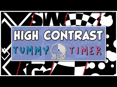 High Contrast – A Mesmerizing Journey | 20-Minute Tummy Timer for Infant Stimulation & Development