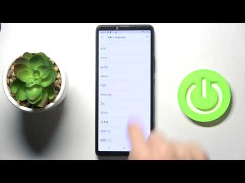 How to Change System Language in SONY Xperia 10 III - Device Language