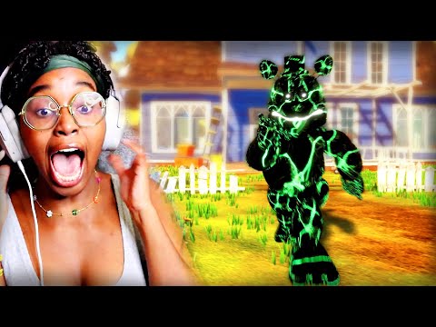 THE FASTEST FREDBEAR IS IN HELLO NEIGHBOR. I'M COOKED.