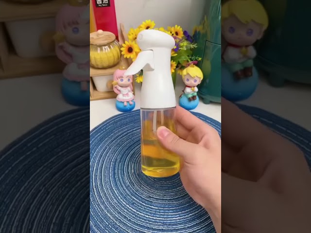 بخاخ زيت بلاستيك سعة 200 مل برذاذ ناعم ومستمر متعدد الاستخدامات