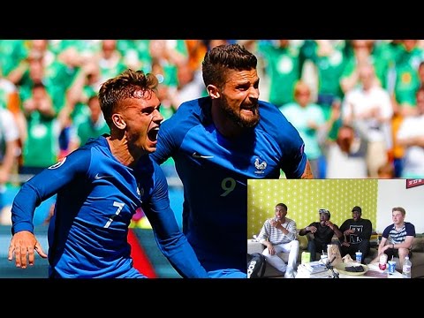 FRANCE 2-1 REPUBLIC OF IRELAND EURO 2016 | LIVE REACTION!!
