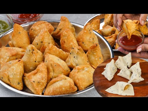 16 Samosa With 1 Cup Flour, Easiest Way To Make | Quick Samosa Recipe | Singara Recipe