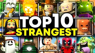 TOP 10 Strangest Characters In LEGO Games