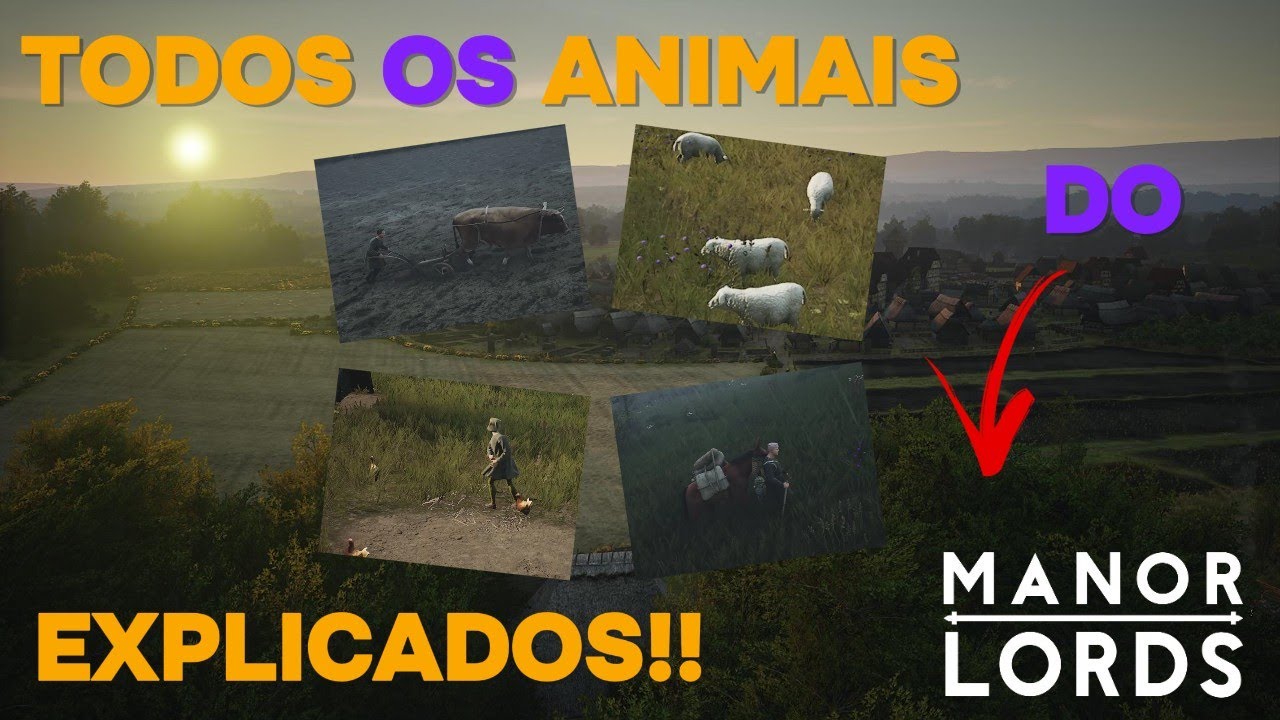 Domine TUDO sobre os animais do MANOR LORDS!!! (tudo mesmo)
