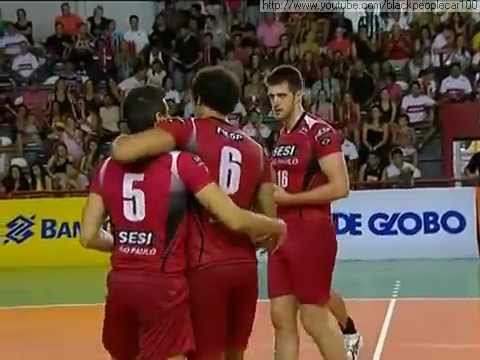 Superliga Masculina de Volei 2012/2013 - Super Imperatriz Florianópolis 1 x 3 Sesi SP