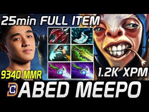 full game meepo abed ! Meepo vs 5 counters ! and ez Destroy them !!!