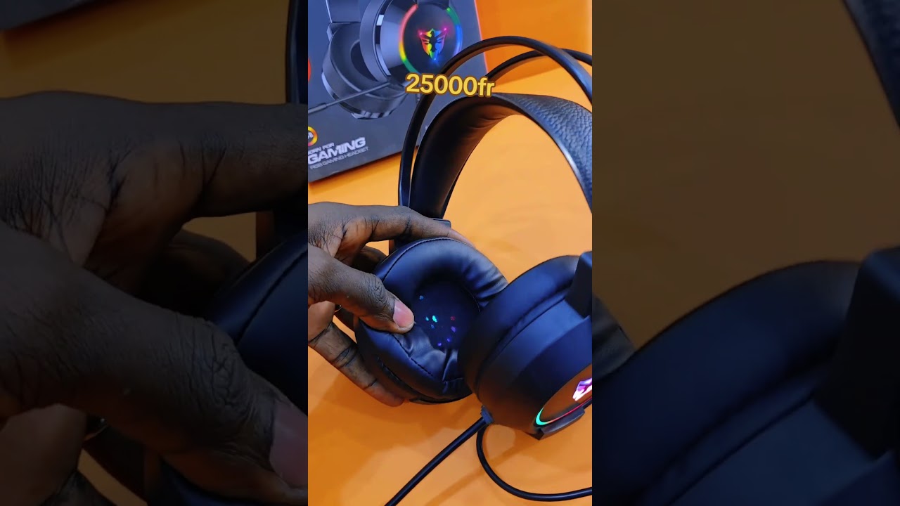 Casque Gamer RGB usb avec fils video thumbnail