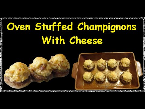 Oven Stuffed Champignons With Cheese / Book of recipes / Bon Appetit