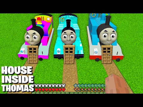 What HOUSE INSIDE THOMAS TO CHOOSE in Minecraft ? SECRET THOMAS THE TANK ENGINE and FRIENDS HOUSE !