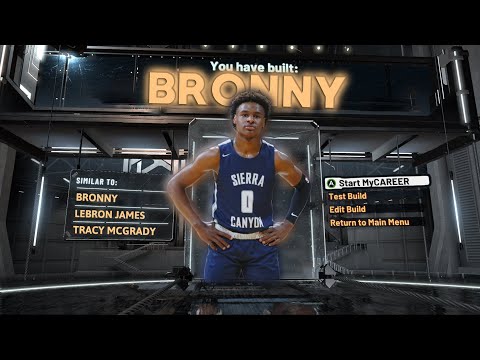 NBA 2K20 BRONNY BUILD - BEST 2-WAY PASS FIRST POINT BUILD - DEMIGOD POINT GUARD BUILD NBA 2K20