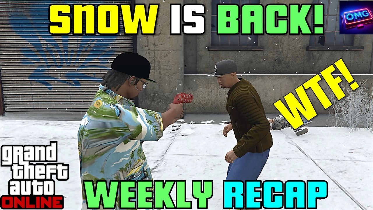 WTF! SNOW IS BACK? Last Chance for 3x Bonuses On Money Laundering | GTA Online Weekly Recap #gta