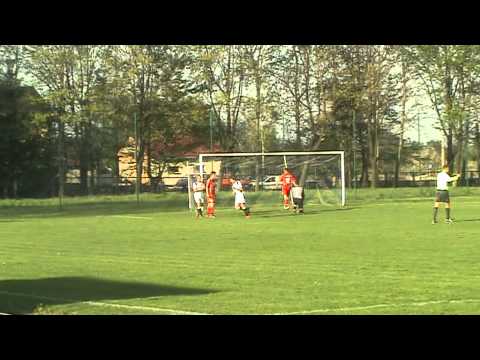 Oskar Przysucha - Zodiak Sucha 3:0 (1:0). Bramka Patryka Gila