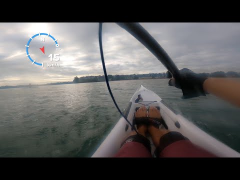 Quick paddle session - Fenn surfski