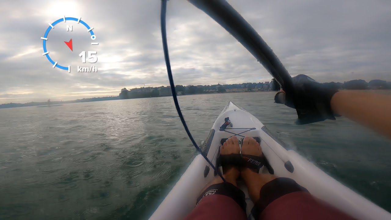 Quick paddle session - Fenn surfski