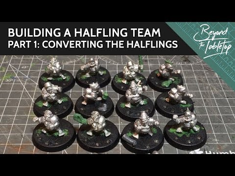 Building a Halfling team. Part 1: Converting the Halflings