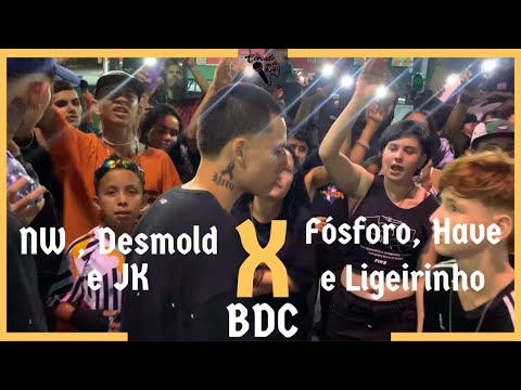 (HAT-TRICK🔥) Nw , Desmold e JK X Fósforo, Have e Ligeirinho | GRANDE FINAL | Batalha de trio BDC