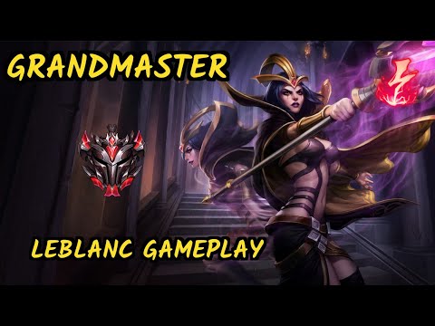 SKT T1 Faker (LEBLANC) vs LISSANDRA - MID GAMEPLAY - KR Ranked GRANDMASTER