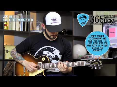 Lick 119/365 - Nice Little Melody in G | 365 Guitar Licks Project